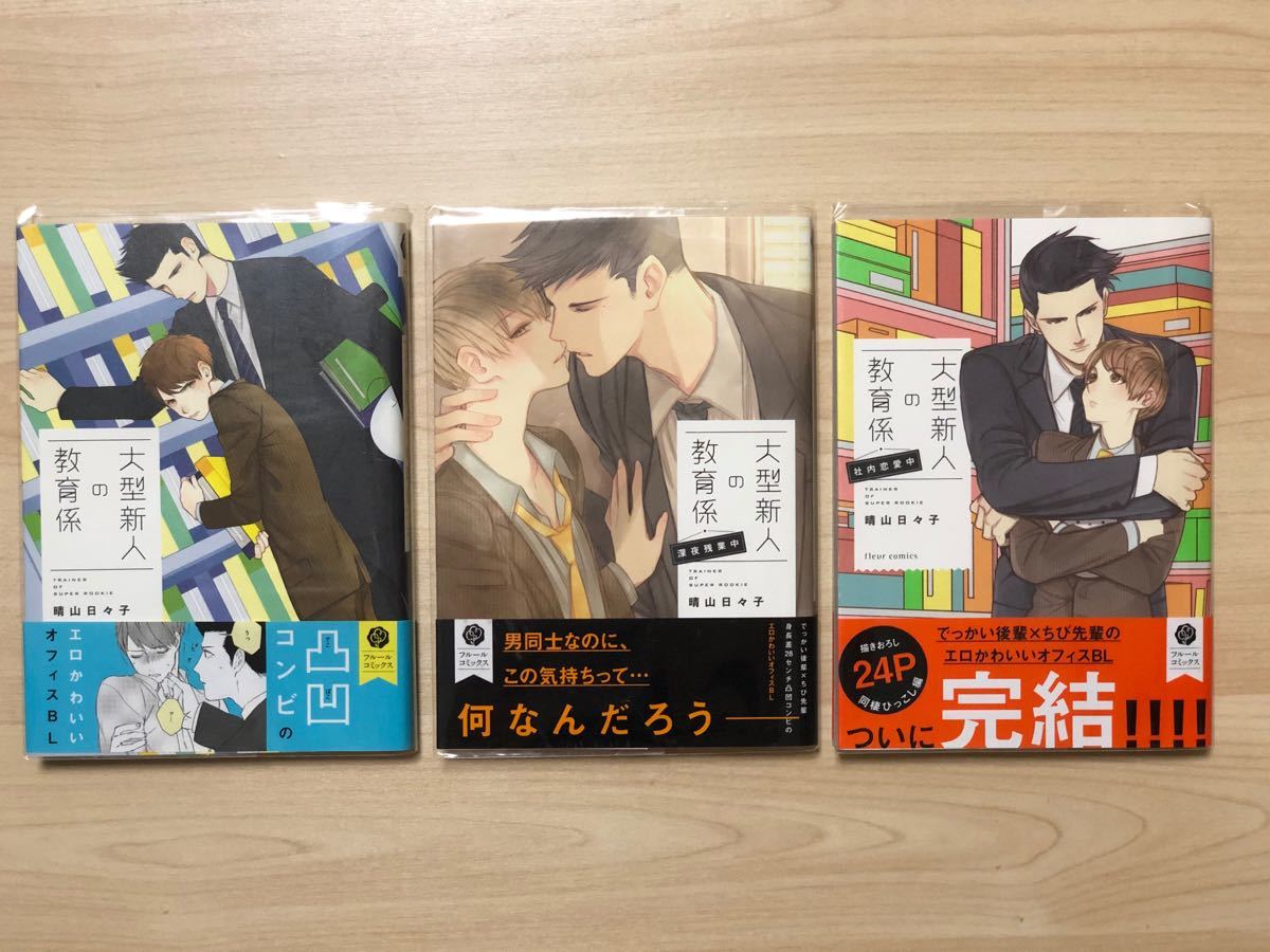 Paypayフリマ 大型新人の教育係 晴山日々子 3冊セット 商業bl Paypayフリマ 大型新人の教育係 晴山日々子 3冊セット 商業bl