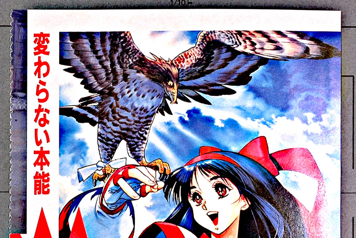 [Delivery Free]1994 SAMURAI SPIRITS(Nacoruru)Game Magazine Cutout(Nobuteru Yuuki)サムライスピリッツ ナコルル 結城 信輝[tag8808]_画像2