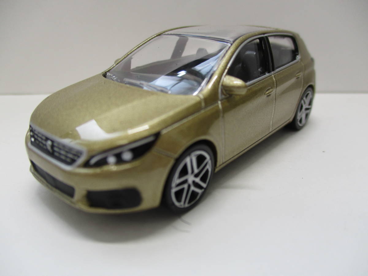 ★超レアカラー★PEUGEOT プジョー 308 ★ミニカー★金（黄鉄鉱色）★ NOREVノレブ社製★新品・未使用品★１／６４スケール★_画像6