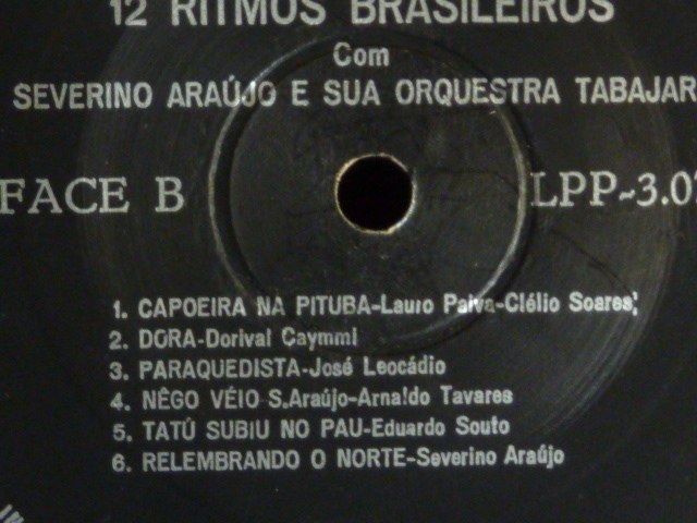 SEVERINO ARAUJO/12 RITMOS BRASILEROSー3.076 (LP）_画像4