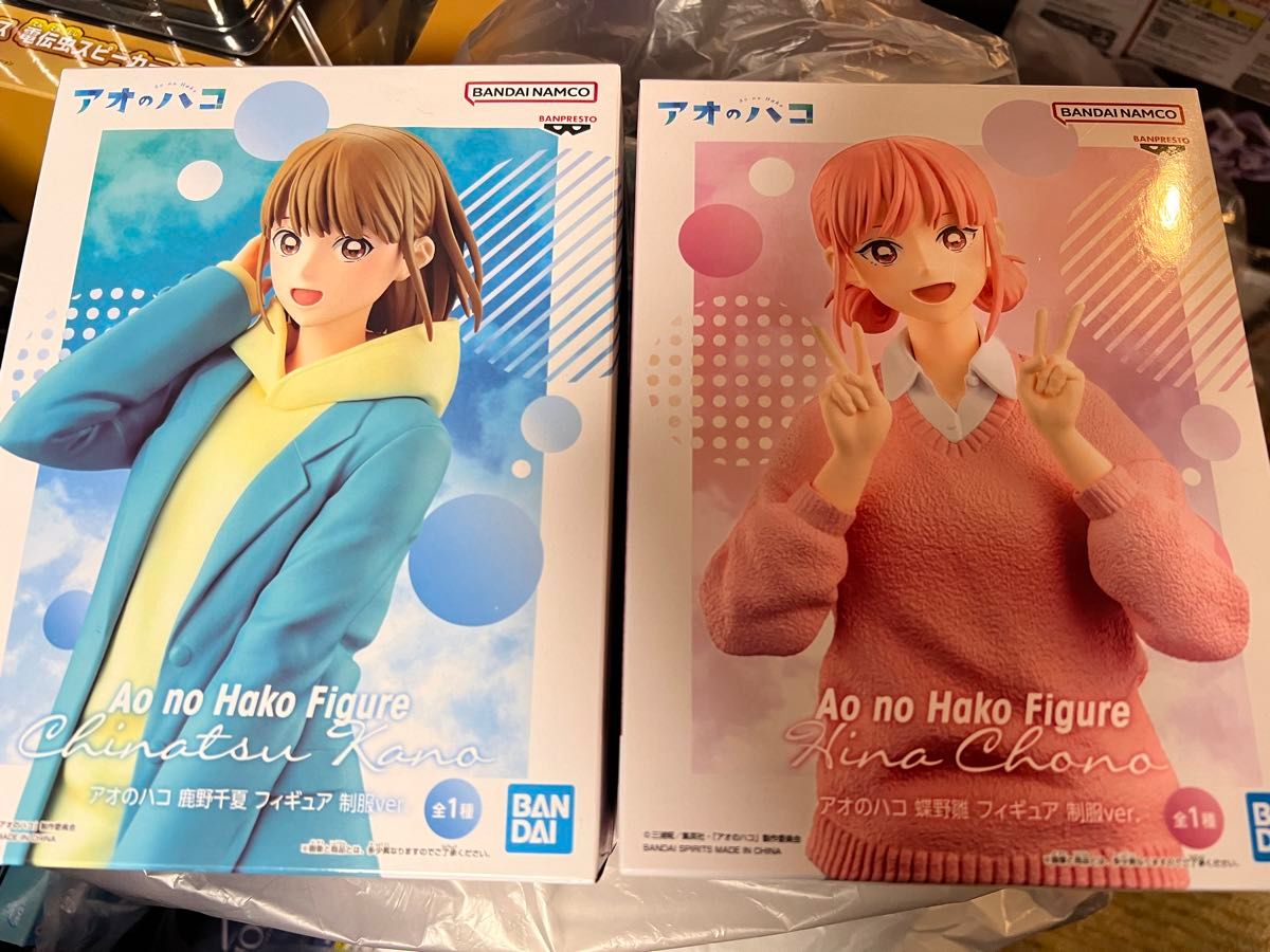新品】アオのハコ 蝶野雛 鹿野千夏 フィギュア 2種セット①