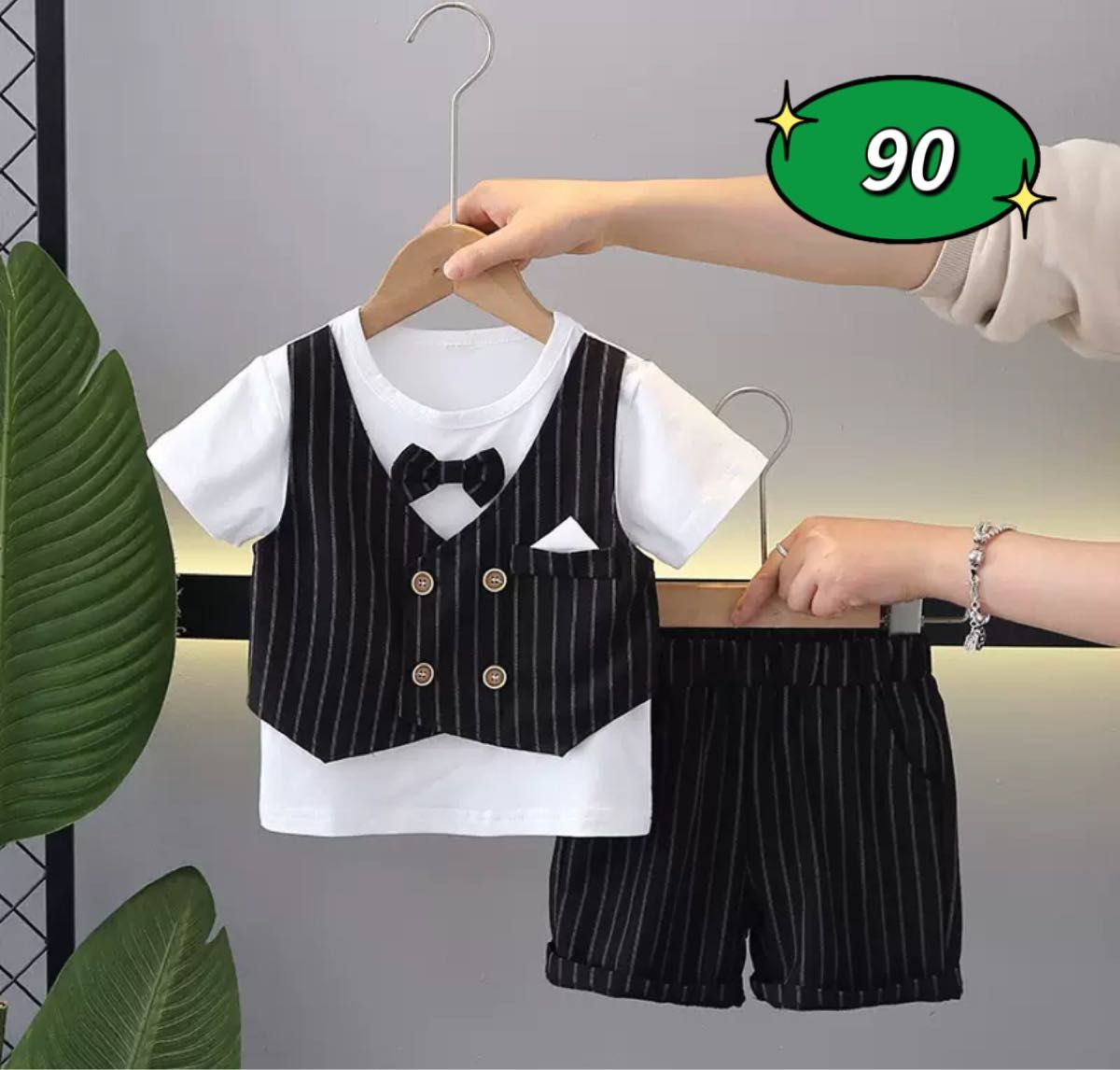 ☆新品☆フォーマル 男の子　セットアップ　入園式　結婚式　スーツ 90cm