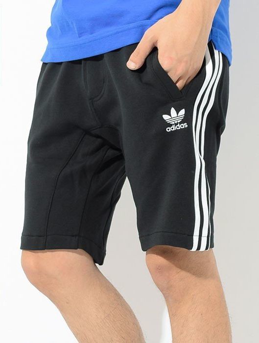 # б/у одежда магазин Yamato распродажа средний стандартный товар ограничение adidas Adidas to зеркальный . il тренировочный брюки шорты короткий хлеб XO чёрный черный справочная цена 8459 иен 