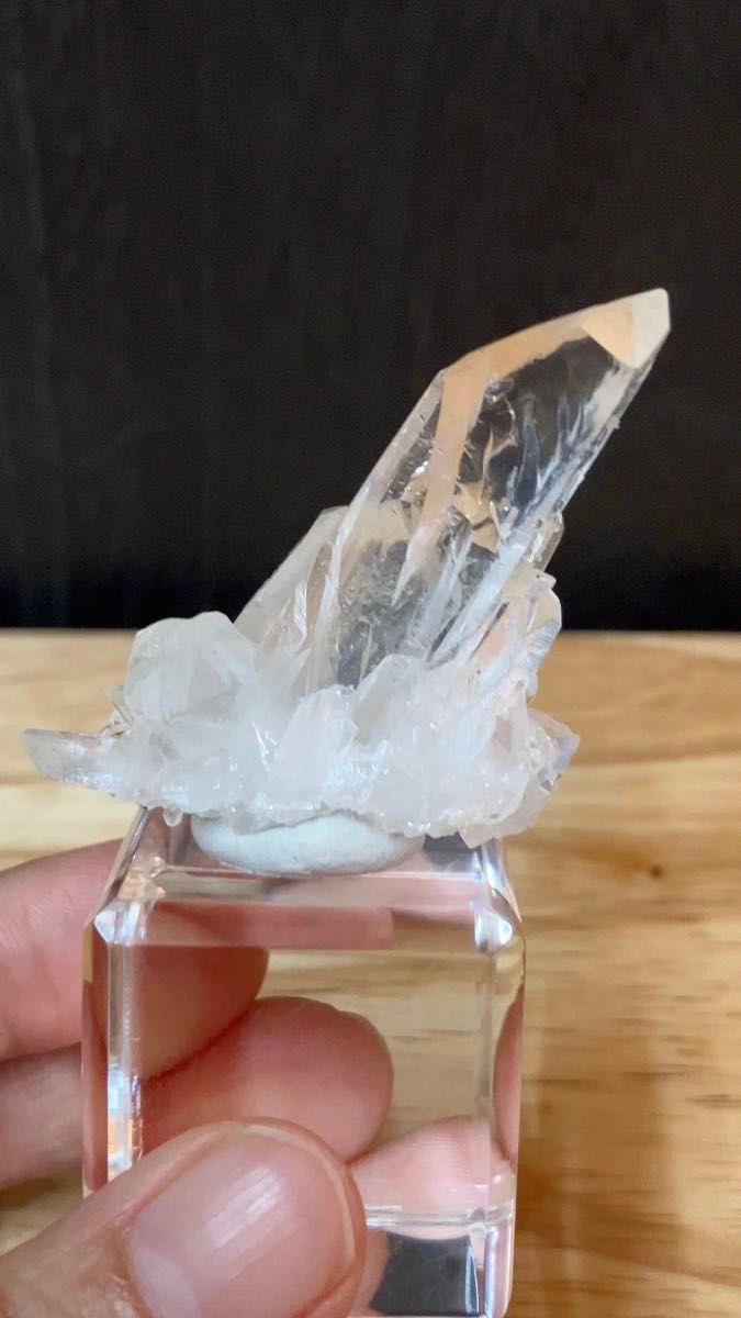 アーカンソークォーツクラスター 天然石 水晶 トップクォリティ ミニサイズクラスター アメリカアーカンソー州