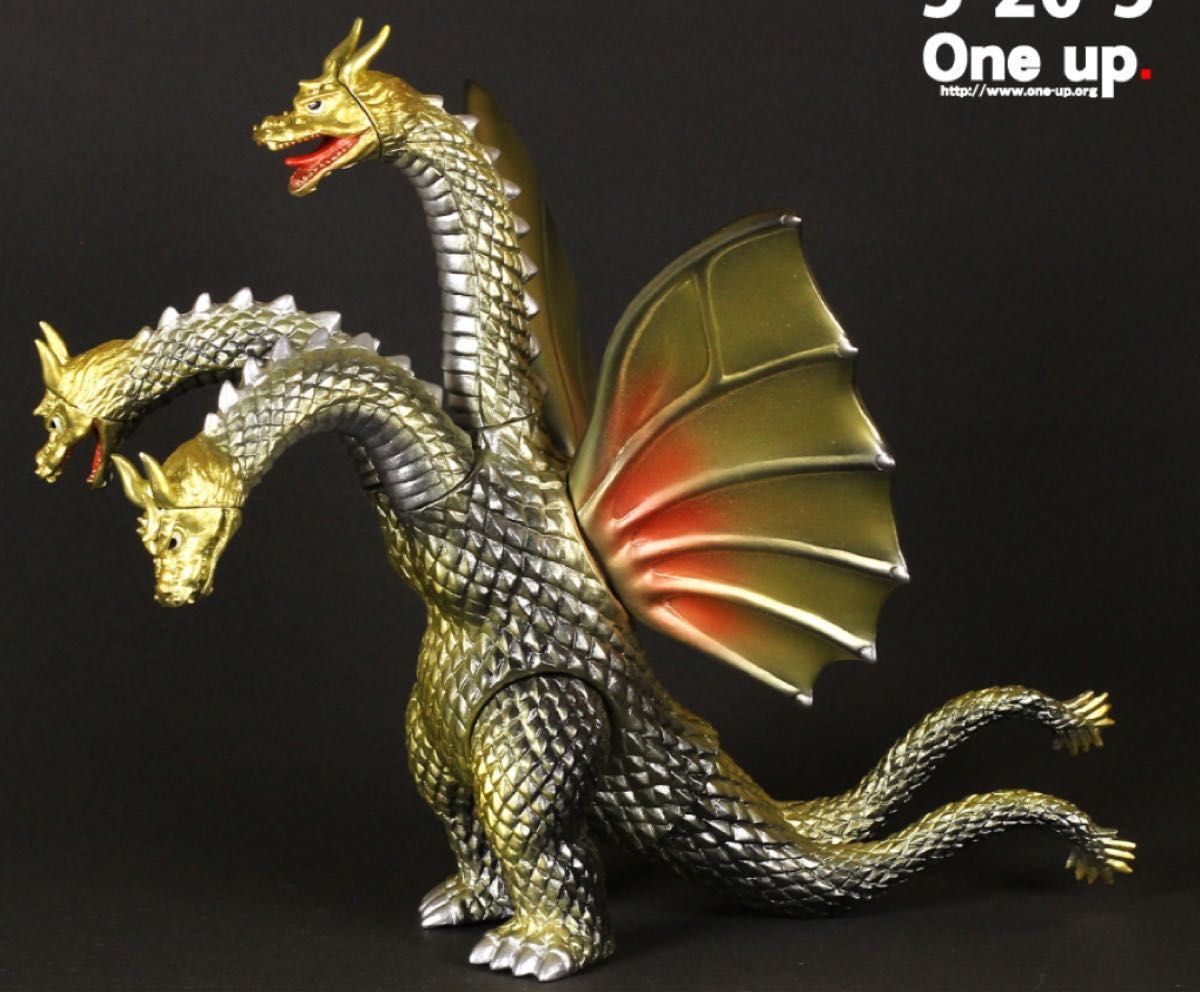 キングギドラ フィギュア One up ワンフェス 2025冬 ワンフェス2025 冬 One up キングギドラ ソフビ フィギュア