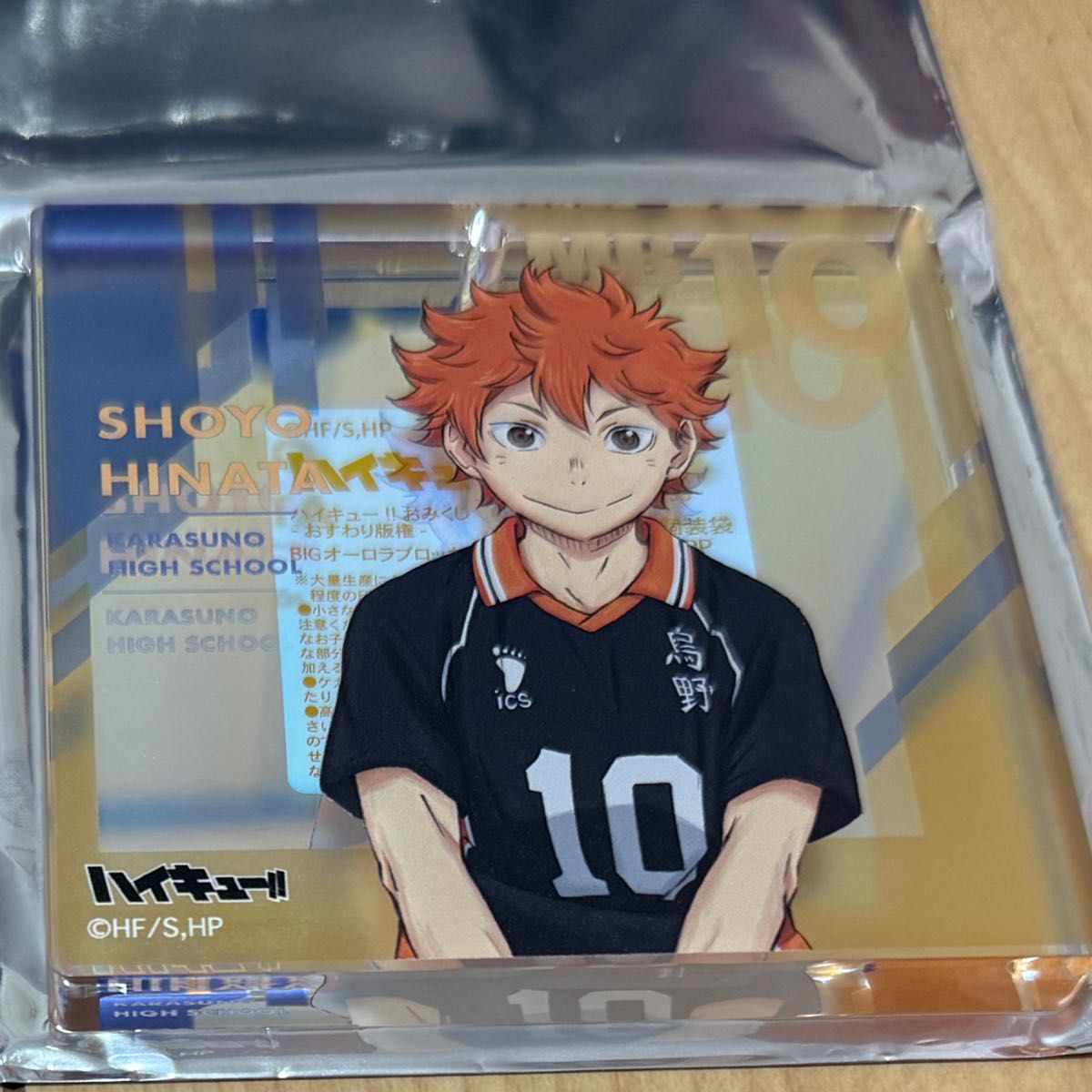 ハイキュー ファンパーク BIGオーロラ ブロッキー 月島蛍 ハイキュー ファンパーク ショウワノート オーロラブロッキー 月島蛍