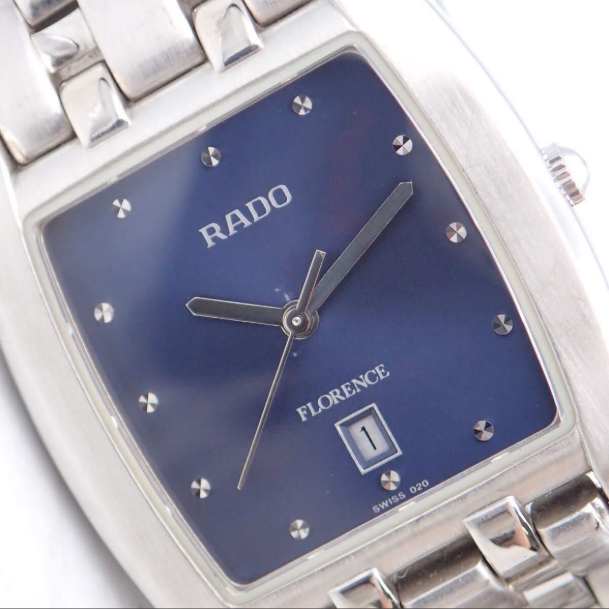 稼動品 RADO ラドー フローレンス トノーケース デイト 腕時計 メンズ 稼動品 RADO ラドー フローレンス トノーケース デイト 腕時計