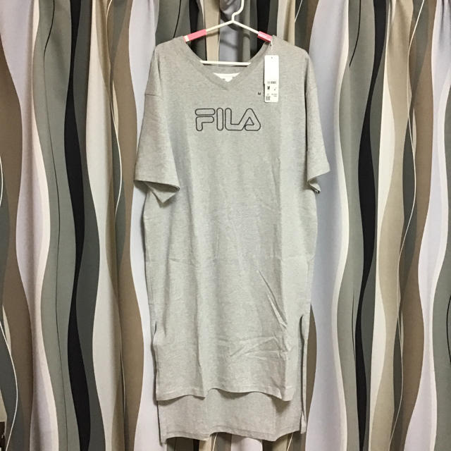 新品　FILA　フィラ　 ロングスウェットワンピース