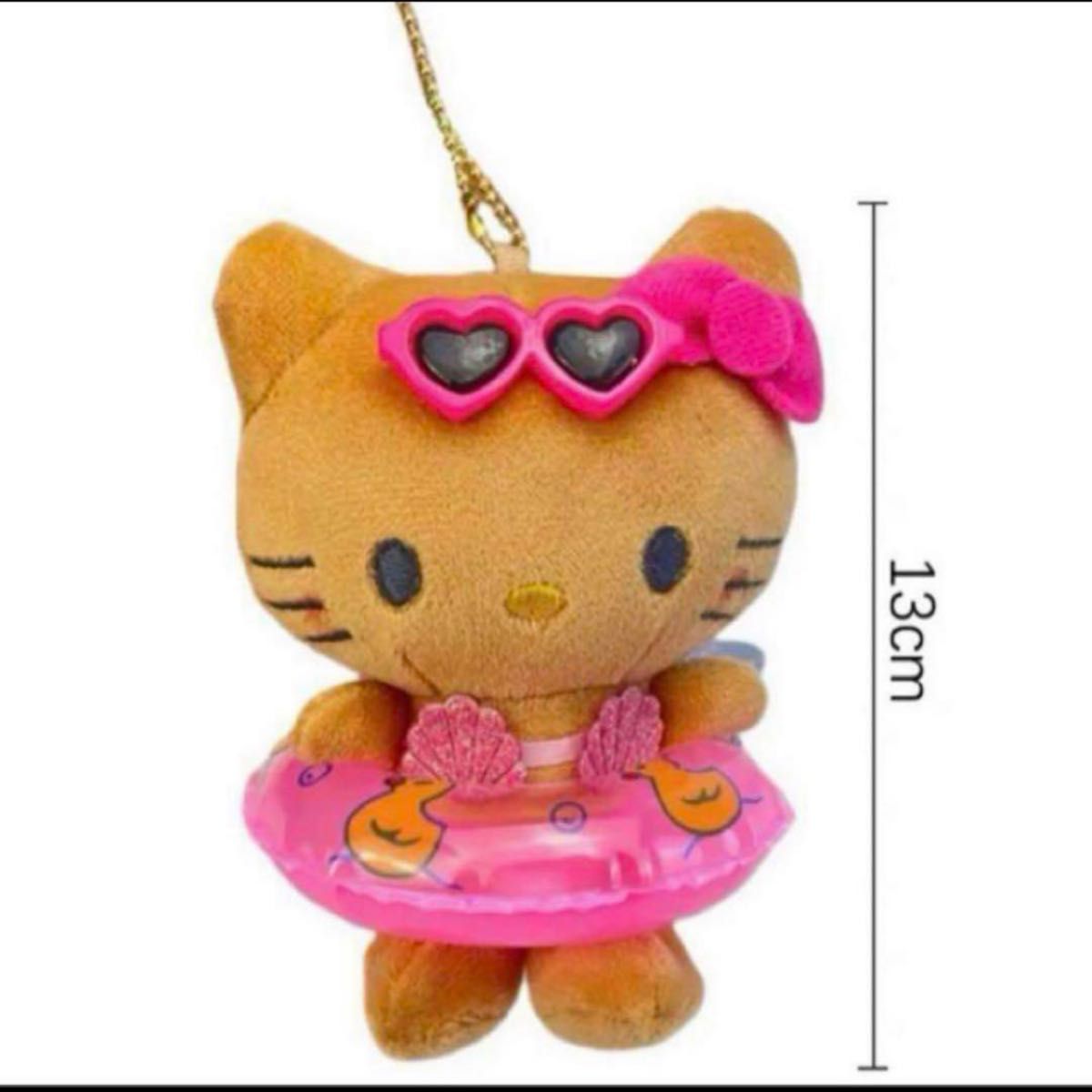 【未使用】 HELLO KITTY ハローキティ 日焼けキティ ガングロキティ 新品 ガングロキティ 日焼けキティー Sanrio マスコット|Yahoo