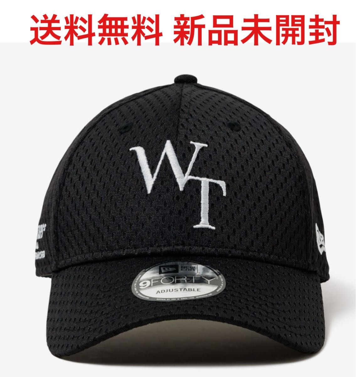 帽子 wtaps x newera 9forty 新品 wtaps 9FORTY /CAP / POLY MESH NEWERA BLACK ニューエラ