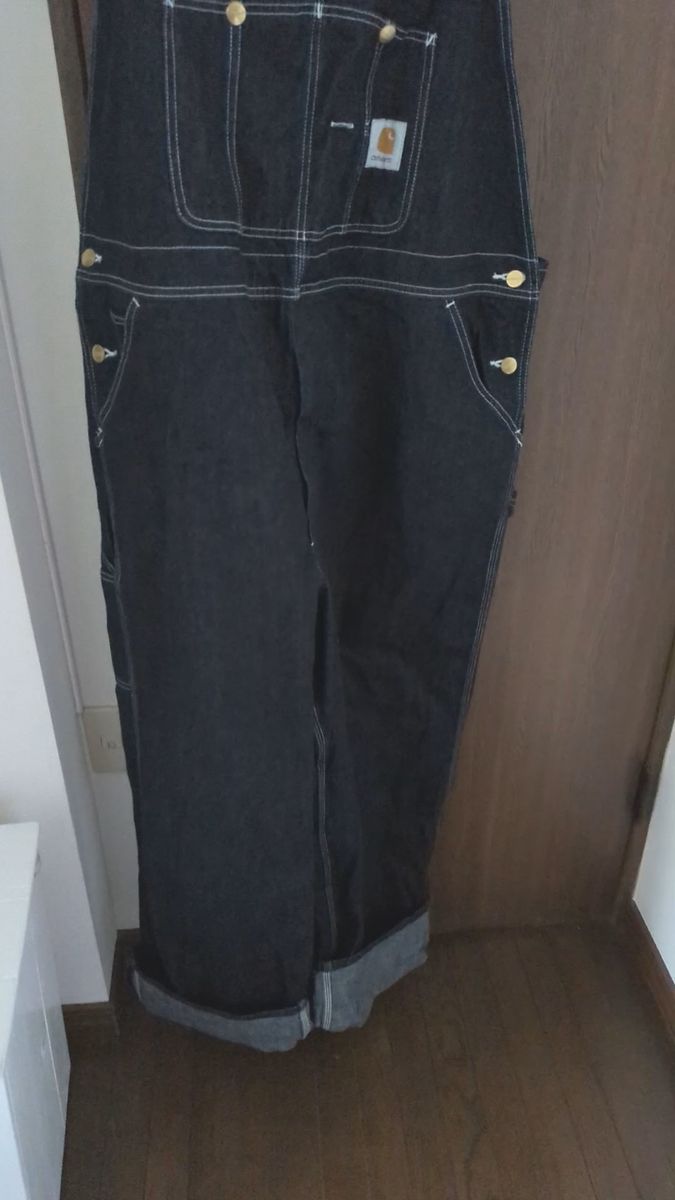 Carhartt デニムオーバーオール ネイビー