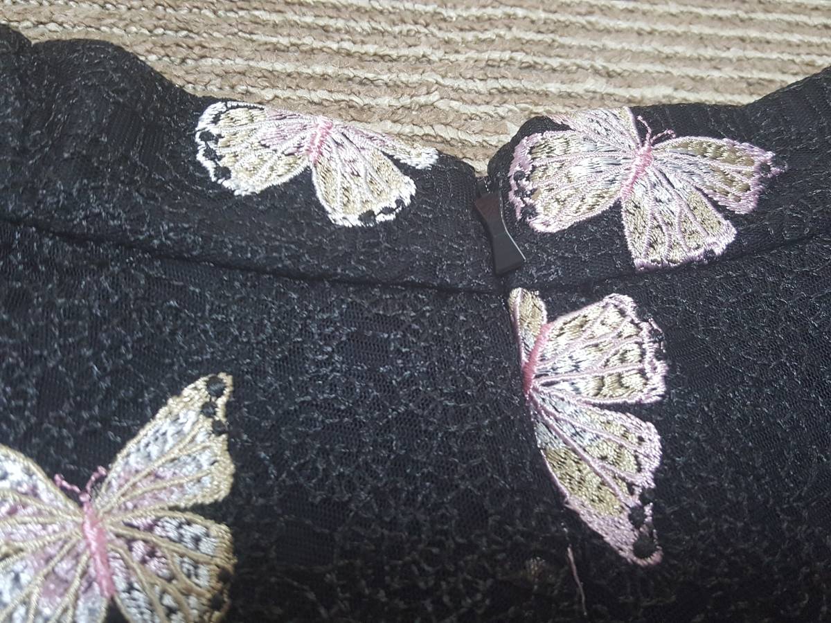 新品US4号/JP9号～11号Kate Spade Newyork Butterfly Embroidered