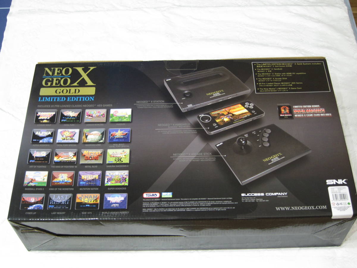 人気 新品未開封 SNK ゲーム機本体 NEOGEO X GOLD econet.bi
