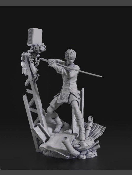 9S 1/10 未塗装未組立 ニーアオートマタ フィギュア ガレージキット 9S 1/10 未塗装未組立 ニーアオートマタ NieR Automata