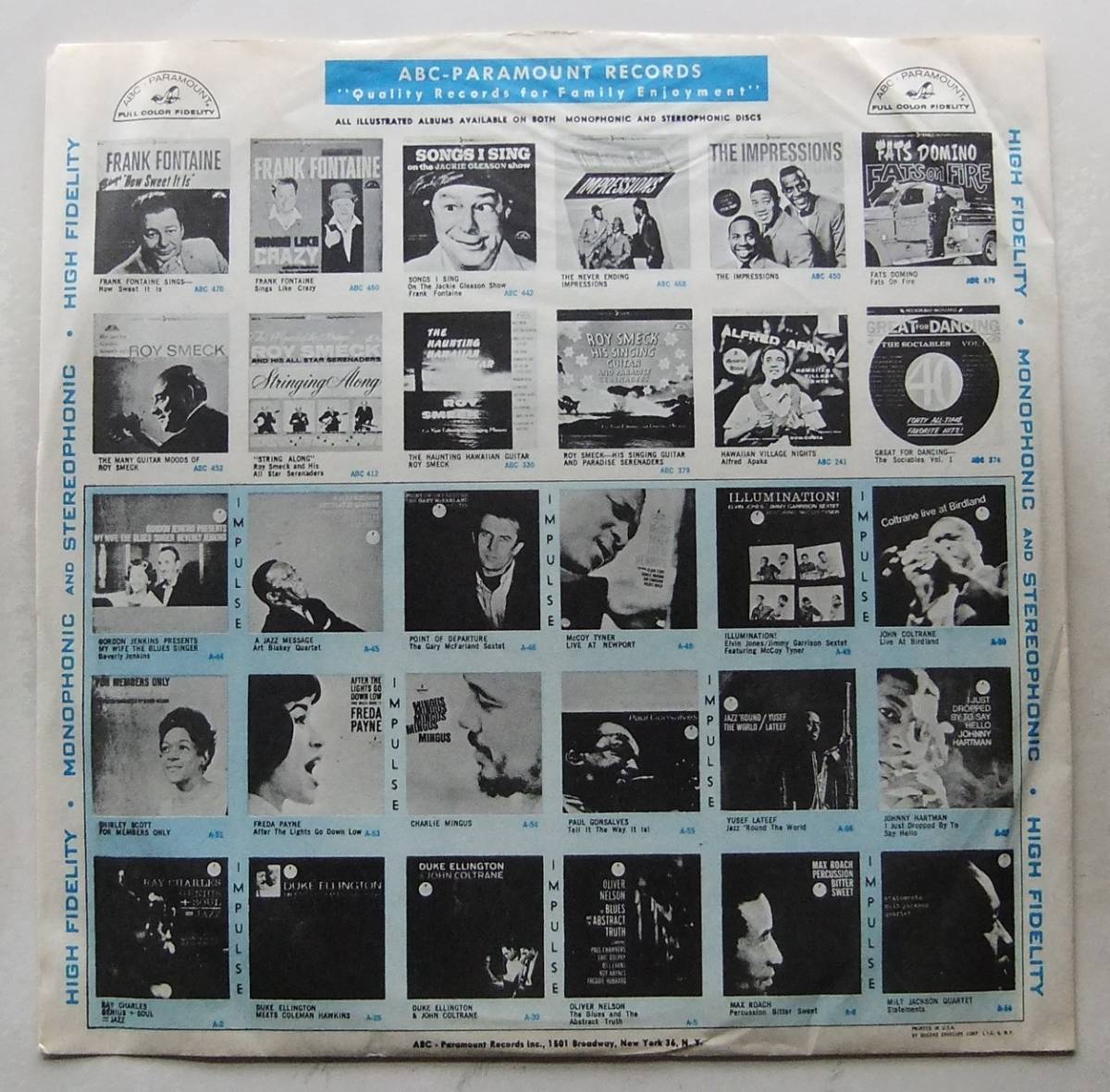 ◆ COUNT BASIE / Basie Swingin ' Voices Singin ' ◆ ABC ABCS 570 (color) ◆ V_画像5