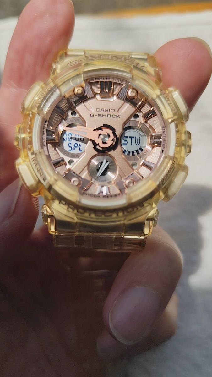 G-SHOCK gma-s120sr ミドルサイズ ピンクゴールド Gショック CASIO