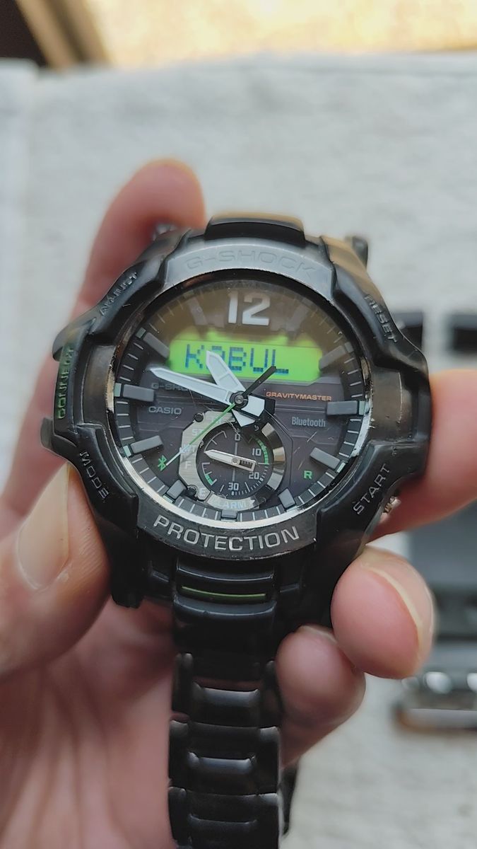G-SHOCK タフソーラー Bluetooth CASIO GR-B100 MASTER OF G GRAVITYMASTER
