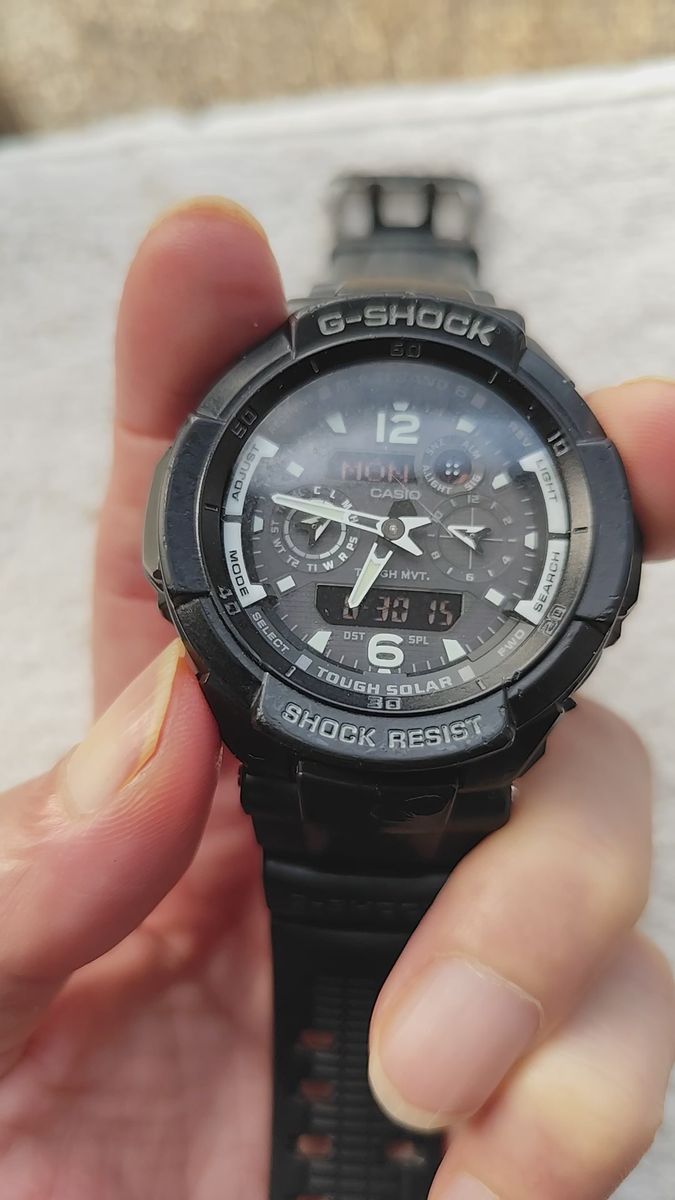 G-SHOCK gw-3500BB 電波ソーラー タフソーラー マルチバンド6 黒 Gショック CASIO