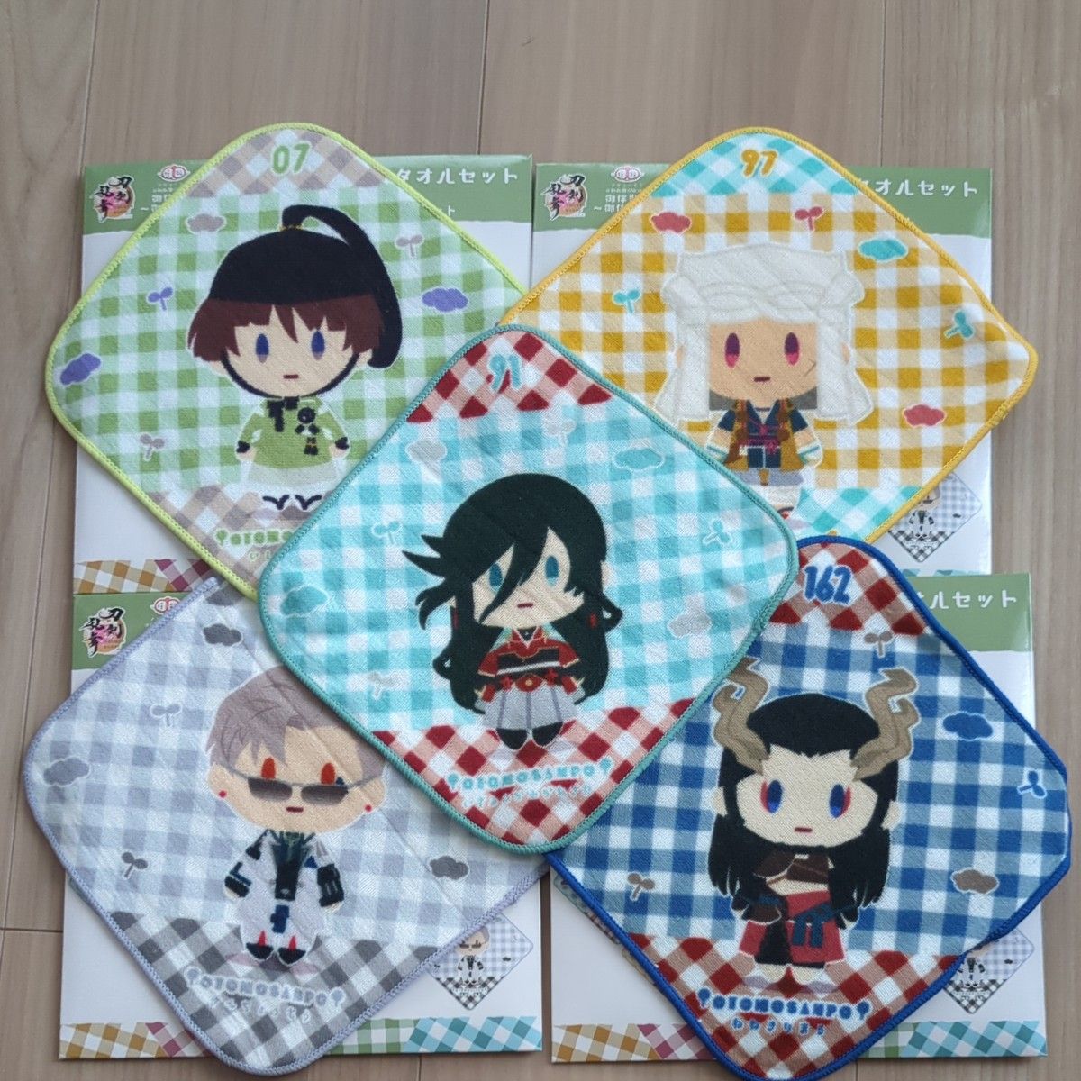 フリューくじ 刀剣乱舞 御伴散歩 御伴くじその3 御伴ミニタオル