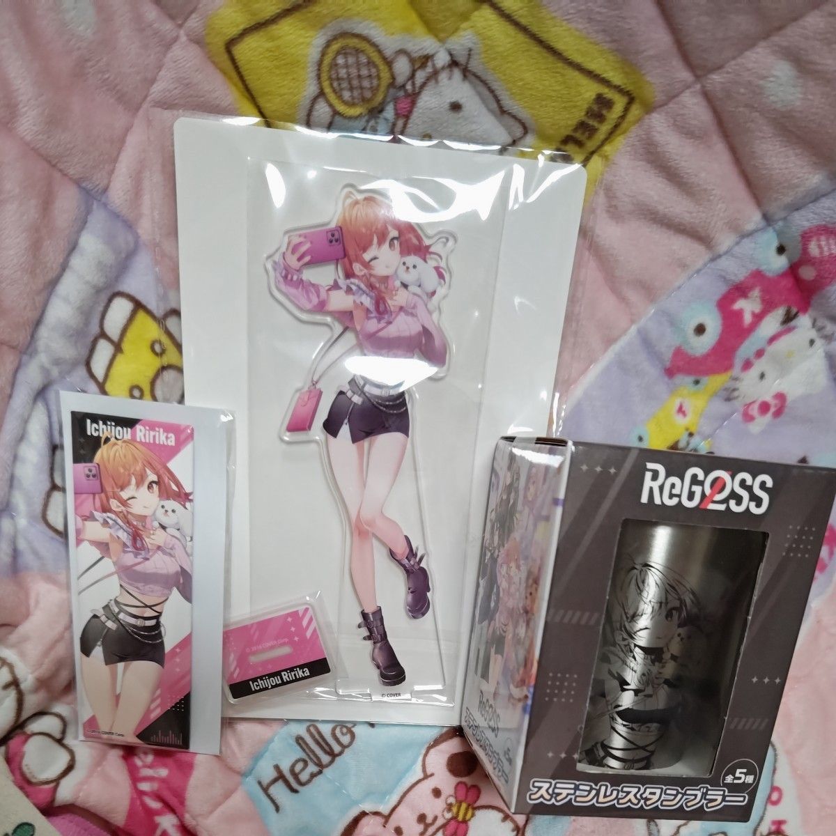 ホロライブ ReGLOSS ~GiGO限定~ 一条莉々華グッズ 5点【未使用品】 ホロライブ ReGLOSS ~GiGO限定~ 一条莉々華グッズ 5点【未使用品】