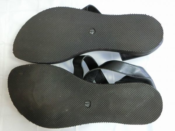 ANN DEMEULEMEESTER mules sandals 41 black Ann Demeulemeester 