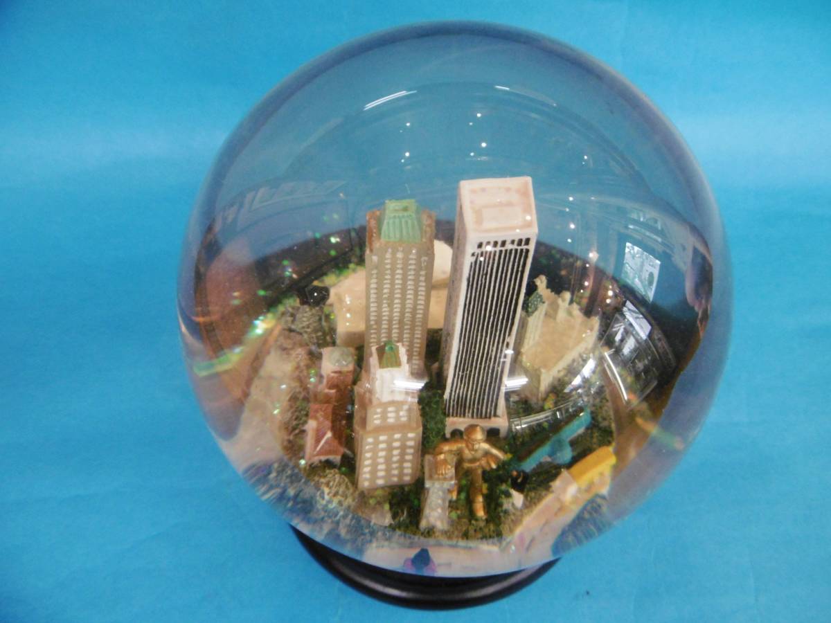 ⑤* Denver /. structure thing / townscape / snow dome / music box attaching box none *