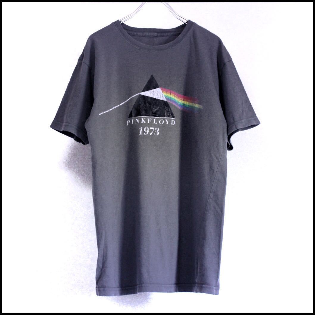 PINKFLOYD Tシャツ ピンクフロイド バンドTシャツ バンティー 古着 ヴィンテージ 半袖Tシャツ 夏 ブラック 黒 チャコールグレー ストリート