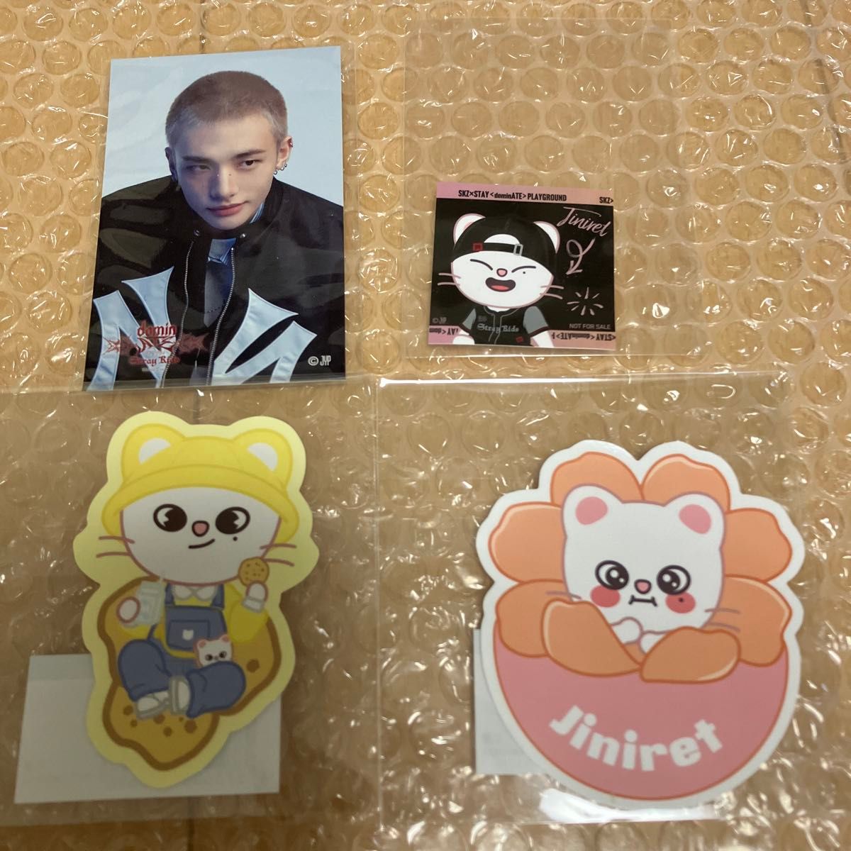 ヒョンジン　ジニレット　ハン　ハンクォッカ　バンチャン　ウルフチャン