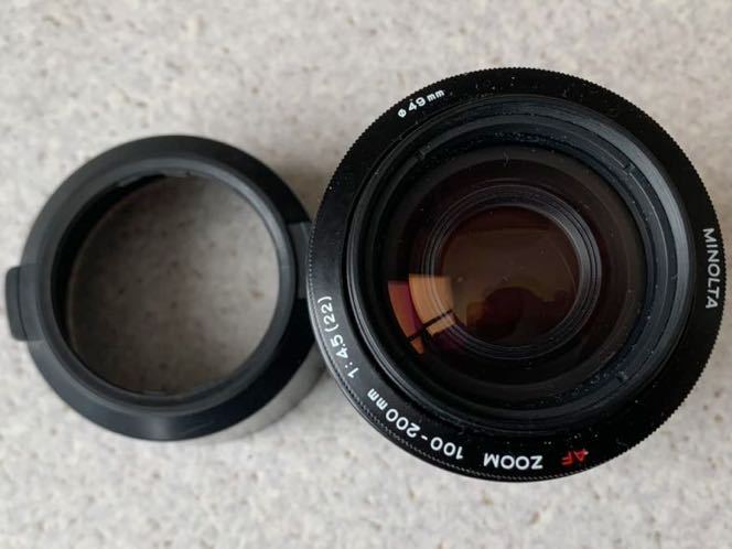 MINOLTA カメラレンズ ZOOM 100-200mm 1:4.5 (22)ミノルタ 売り切り_画像2