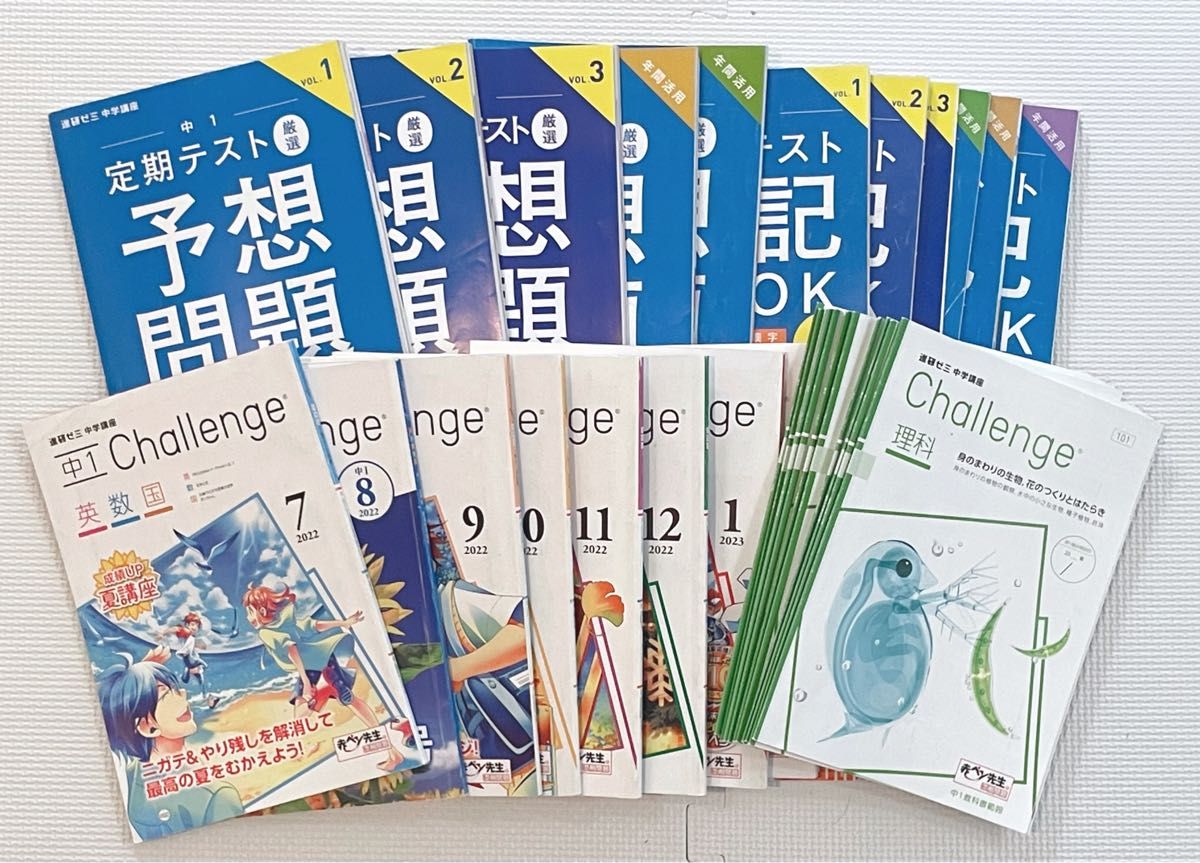 【進研ゼミ】中学講座 中1 7~3月号セット(書き込みなし) 進研ゼミ】中学講座 中1 7~3月号セット(書き込みなし)|Yahoo
