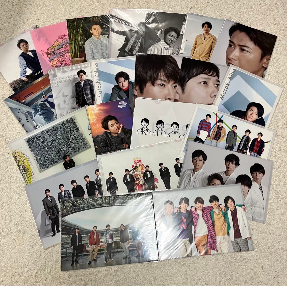 嵐 ライブグッズ うちわ ファンクラブ限定 ペンライト 5×20 まとめ 嵐 ライブグッズ うちわ ファンクラブ限定 ペンライト 5×20