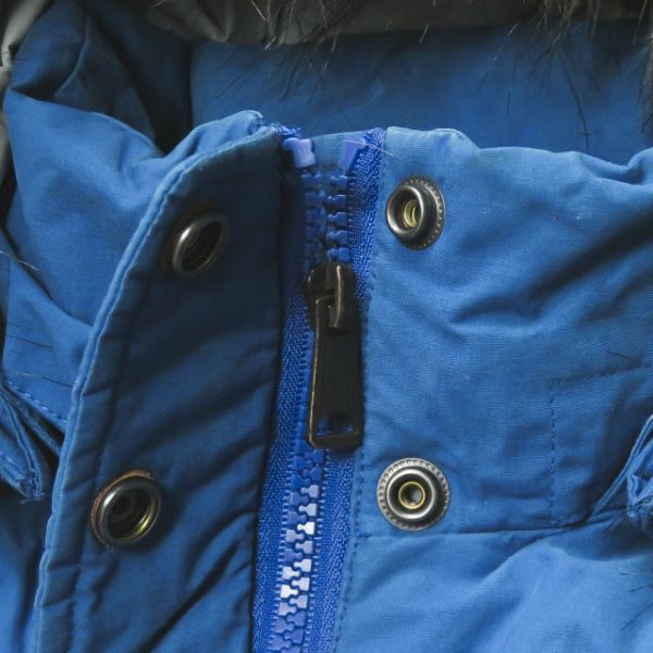 PENFIELD ペンフィールド 70/30クロス フードダウンベスト S ブルー ファー ブルゾン アウター ☆☆lc29523_画像8