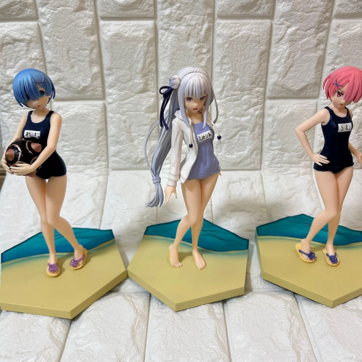 Re:ゼロ エミリア ラム レム スク水 水着 セット リゼロ レム ラム エミリア スク水|Yahoo!フリマ(旧PayPayフリマ)