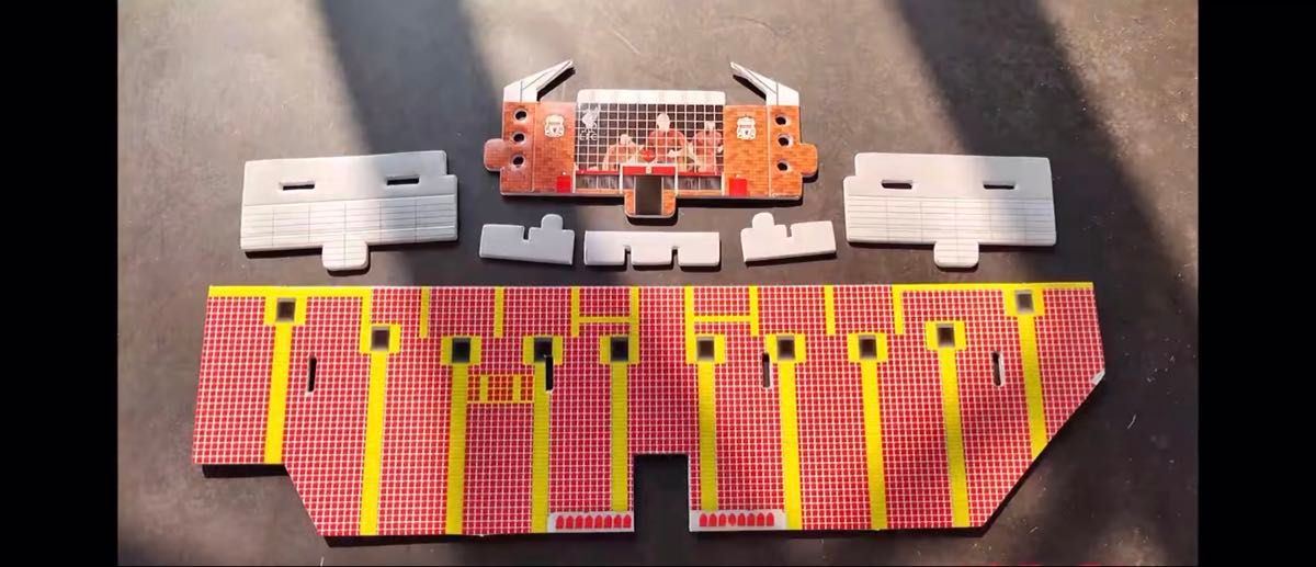 3DパズルDIYサッカースタジアム リバプール モデル キッズ教育開発 知能玩具 簡単取付 家族 親子 集中力