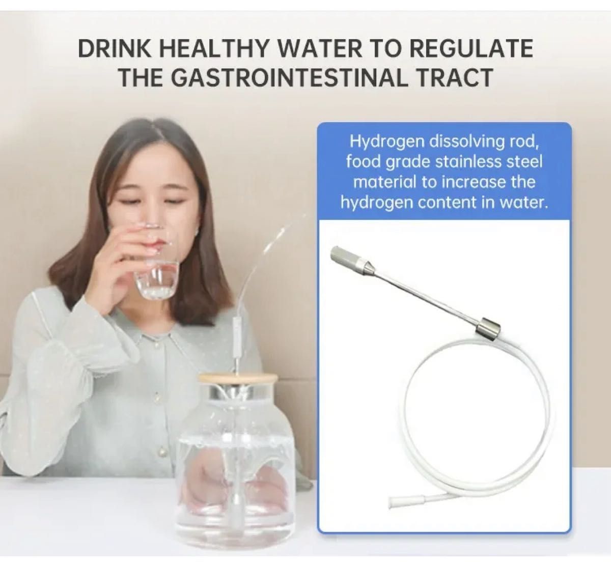 水素吸入器1000ml 医療グレード 水素水、水素ゴーグル、イヤー+水素風呂 水素吸入器1000ml 医療グレード 水素水+ゴーグル+イヤー 水素