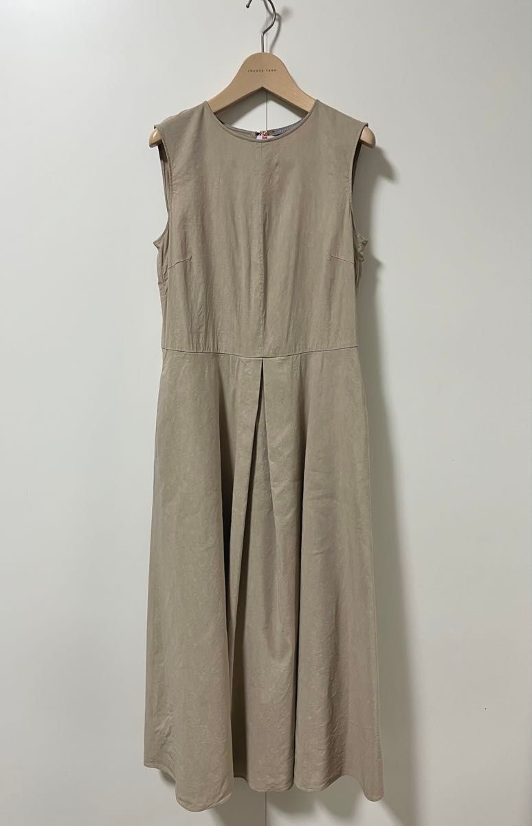 theory luxe ワンピース ベージュ 0195424M0124 theory luxe 25SS LUSH LINEN ロングワンピース|Yahoo!フリマ