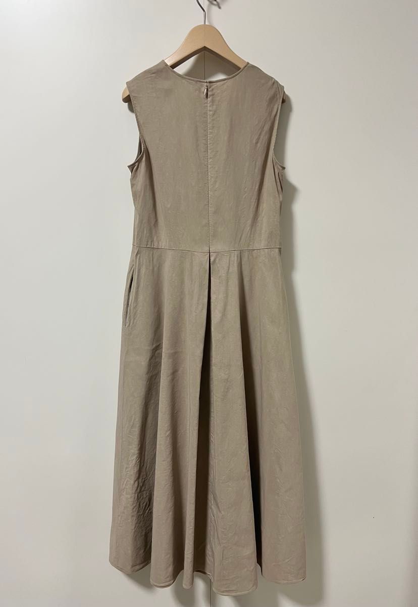 Theory セオリー ワンピース 緑 4(L位) 0138225J0176 theory luxe 25SS LUSH LINEN ロングワンピース|Yahoo!フリマ