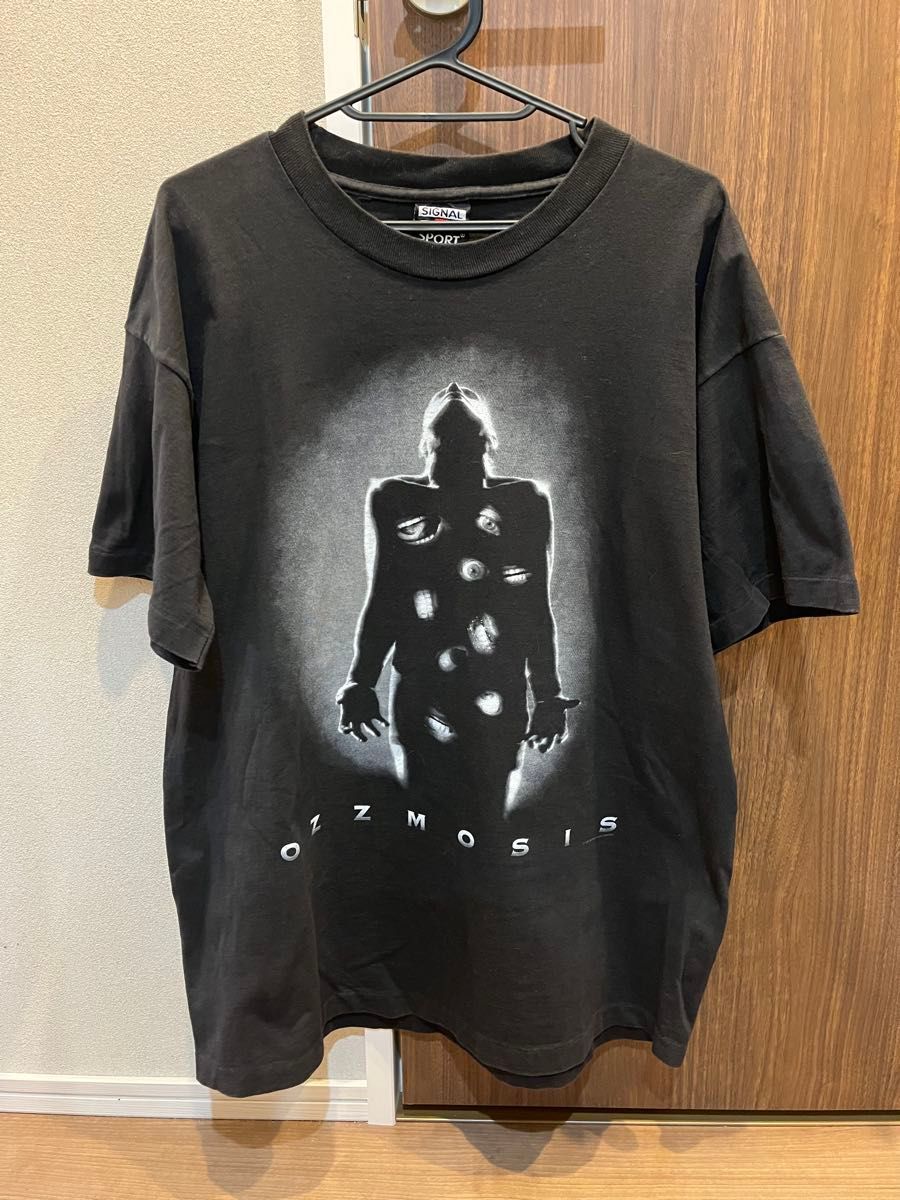 バンドtシャツ オジーオズボーン ビンテージ tシャツ オズモシス 絶滅危惧 L バンドtシャツ オジーオズボーン ビンテージ tシャツ オズモシス