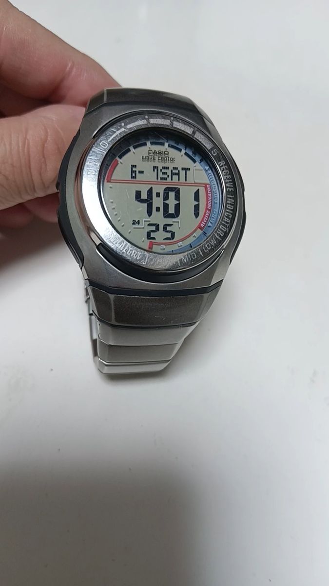 CASIO WV-54J 電波 腕時計 稼働中