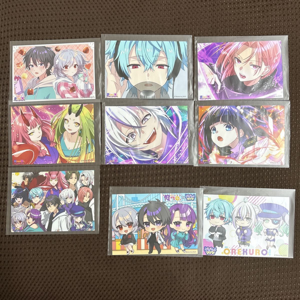 ブロマイド 9枚 俺クロ コンプリート ユウマ ハカ ミレイ マキ オッキー ブロマイド 9枚 憑かれた俺と黒神心霊相談所 俺クロ