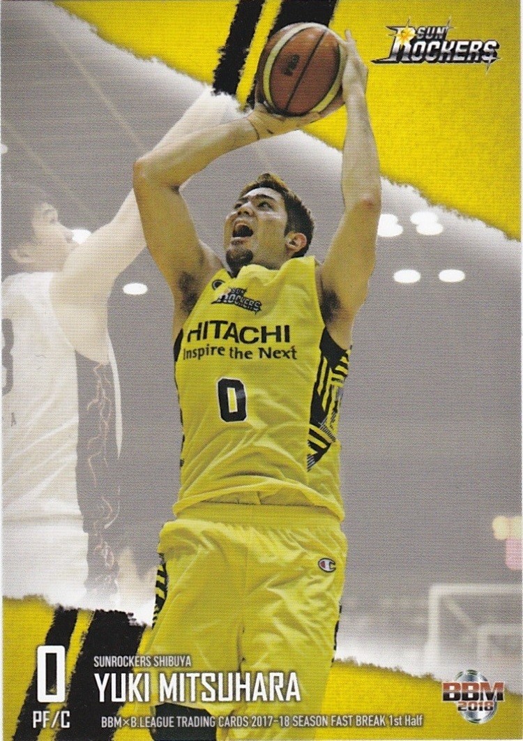 BBM×B.LEAGUE 2017-18 1st 満原優樹 017 レギュラーカード_画像1