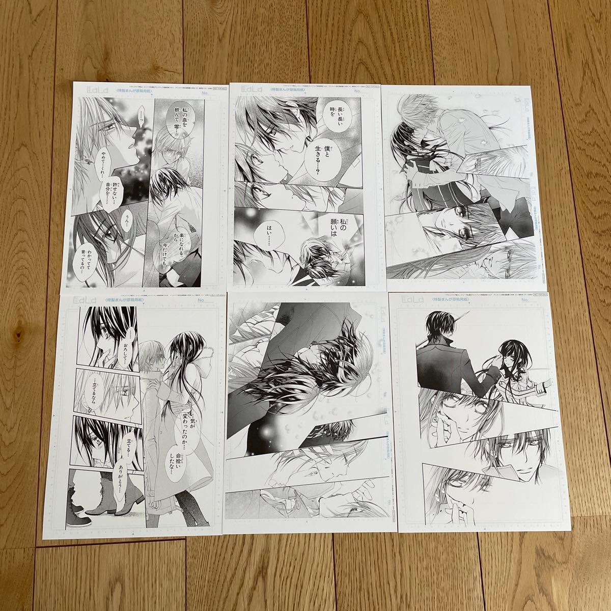 ヴァンパイア騎士 複製原画 LaLaDX 特典 アニメイト 名場面プレイバック ヴァンパイア騎士 複製原画 LaLaDX 特典 アニメイト 名場面