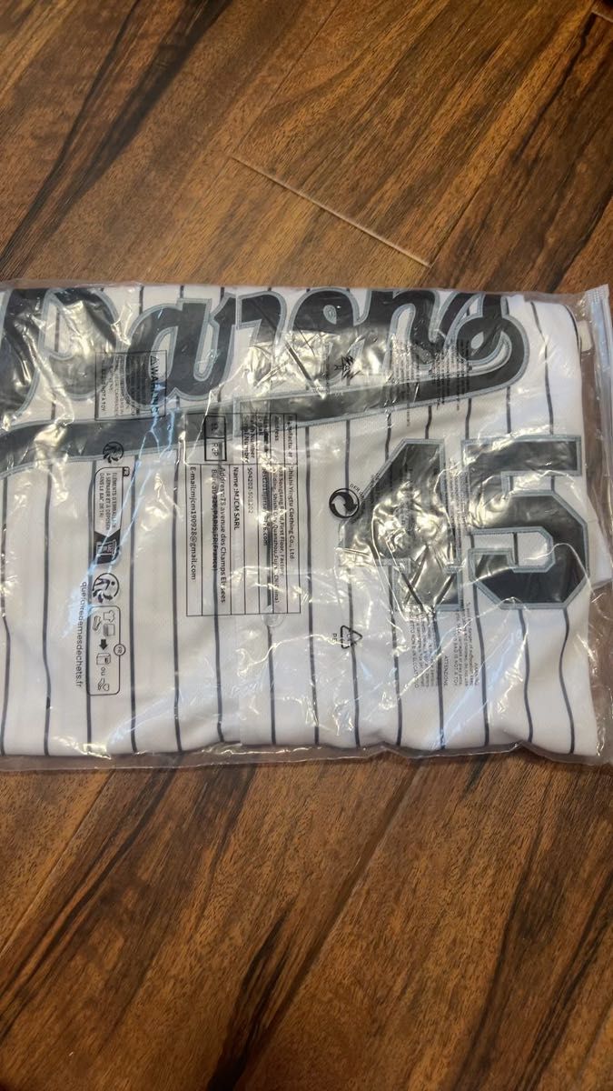 新品 MLB ホワイトソックス 傘下2Aバーミンガム マイケルジョーダン レプリカユニフォーム 45番
