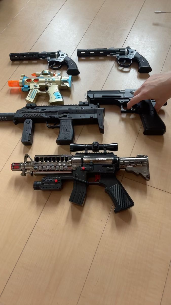 おもちゃの銃 まとめ売り 6個セット