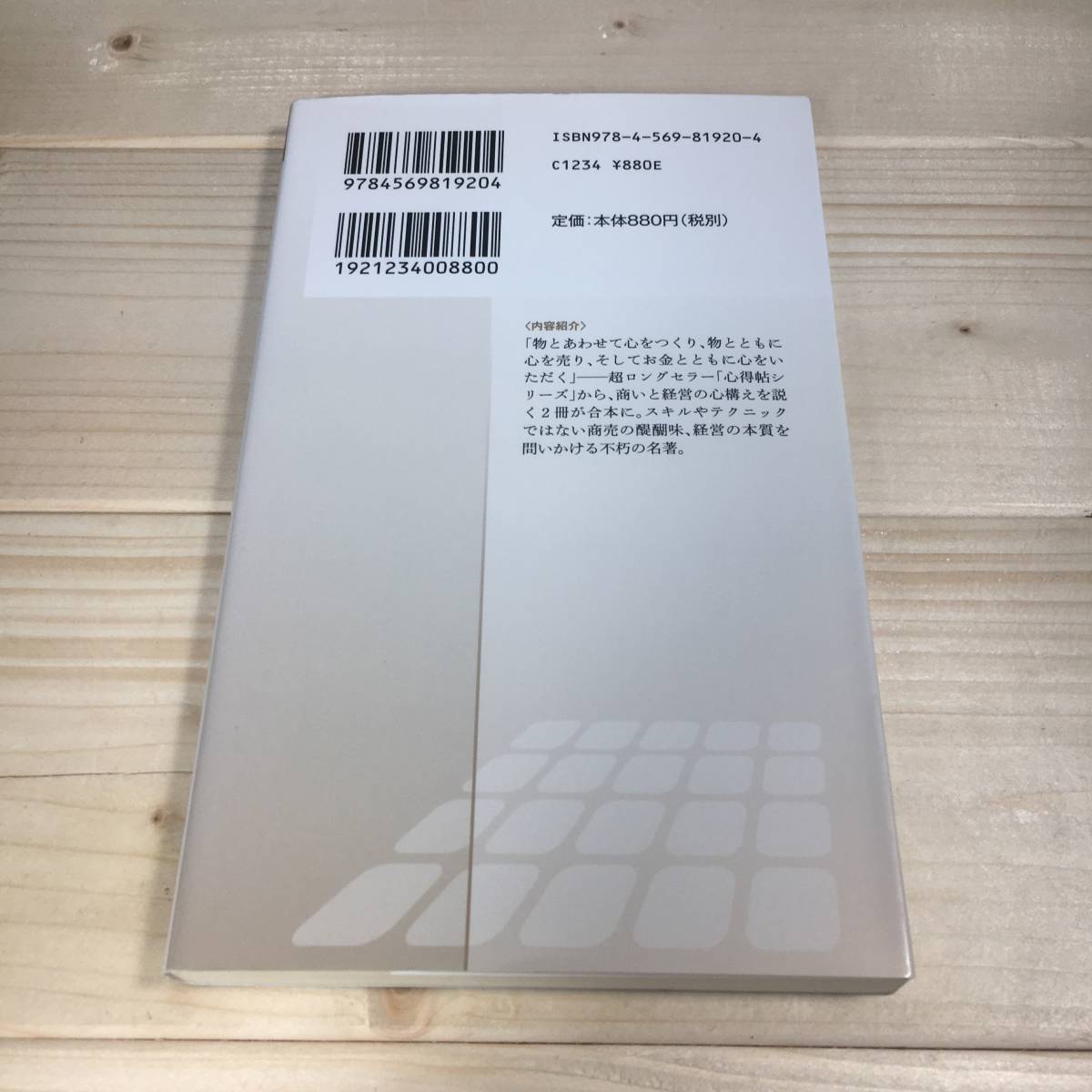 SG04-10　商売心得帖　経営心得帖　/　松下幸之助　PHPビジネス新書_画像2