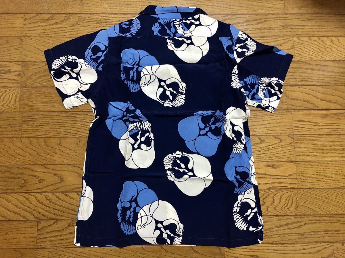 【BUTCHER PRODUCTS HAWAIIAN SHIRT DOKURO】 ブッチャー ハワイアンシャツドクロ 髑髏 アロハスカル at last co atlast timeworn clothing_画像2