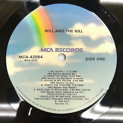 [LP] Will And The Kill - Will And The Kill [アメリカ盤、MCA-42054] ハードロック_画像3