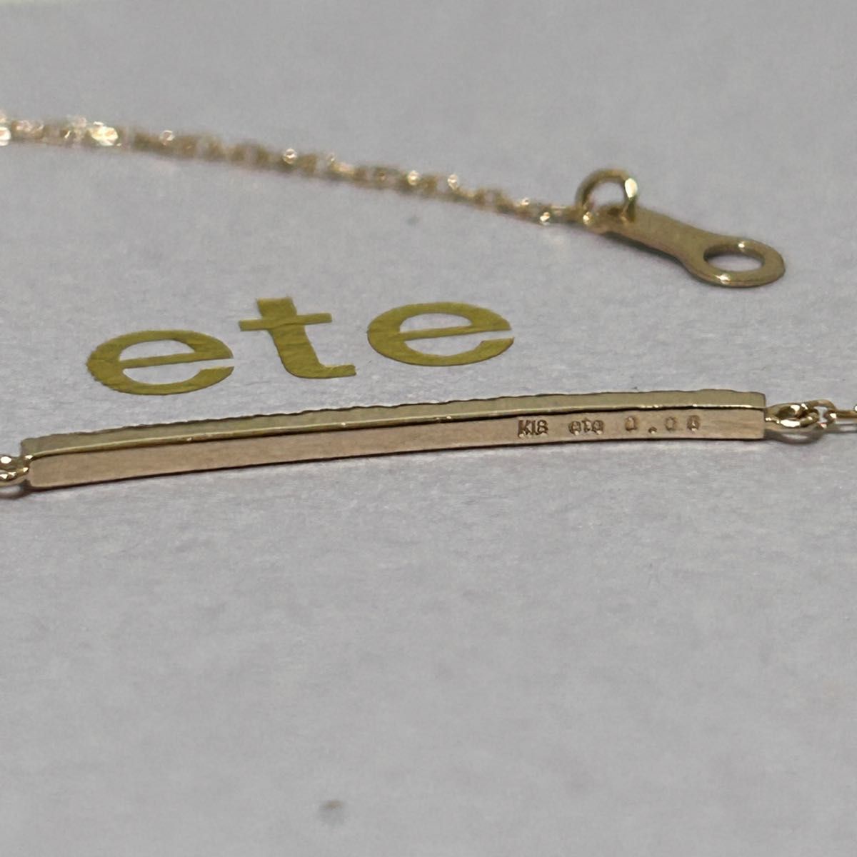 VINTAGE★ ETTE ダイヤ ブレスレット K18PG ★ABランク ete エテ K18PG ダイヤブレスレット|Yahoo!フリマ(旧PayPay