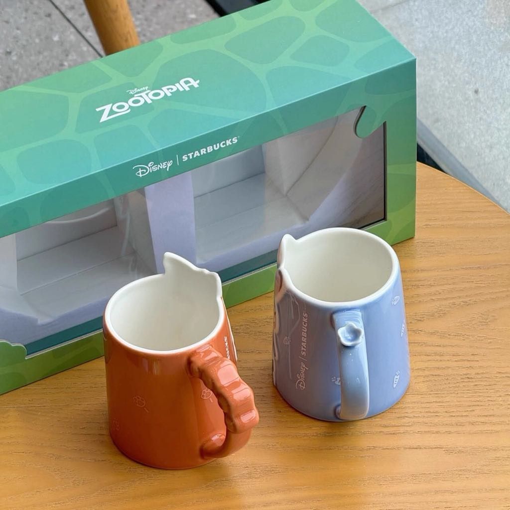 スターバックス 海外 ディズニーズートピア ペアマグ 中国限定 スターバックス ディズニー ズートピア ニック
