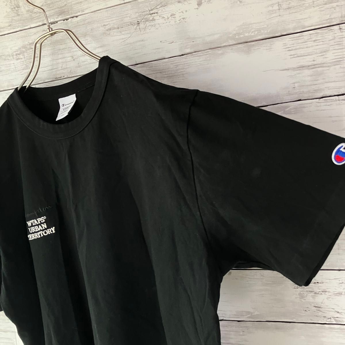 【着回し力抜群】WTAPS 半袖Tシャツ チャンピオン 希少コラボ】wtaps champion 半袖 Tシャツ shirt ダブルタップス